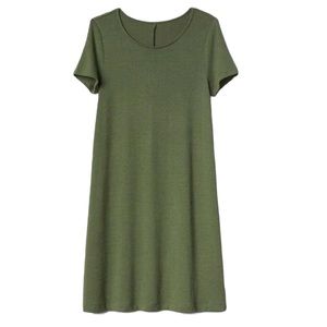 NWT Olive Green GAP T-shirt dress, Size XS